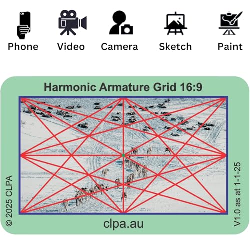 Dynamic Symmetry Directors Viewfinder Set, 4 Layouts, 12 Cards - size: Set - Dynamic Symmetry
