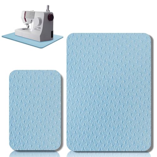 Sewing Machine Mat Pedal, 15" X 20" and 9" X 14", Light Blue - color: Light Blue, size: 15" X 20" and 9" X 14"