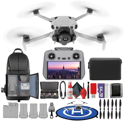 DJI Mini 5 Pro Drone RC2 Fly More Combo Lightweight Camera Aerial UAV Beginner Bundle | Extended Flight Smart Tracking Portable Photography Kit with 64GB Card + Landing Pad + More - style: Mini 5 Pro Fly More Combo