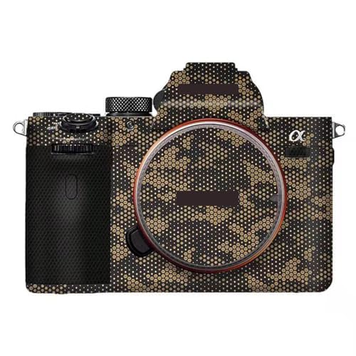 Anti-Scratch Camera Skin Wrap Sticker Coat Vinly Protective Film Body Protector Decals Cover for Sony A7II A7RII A7SII A7M2(Mamba Gold) - color: Mamba Gold