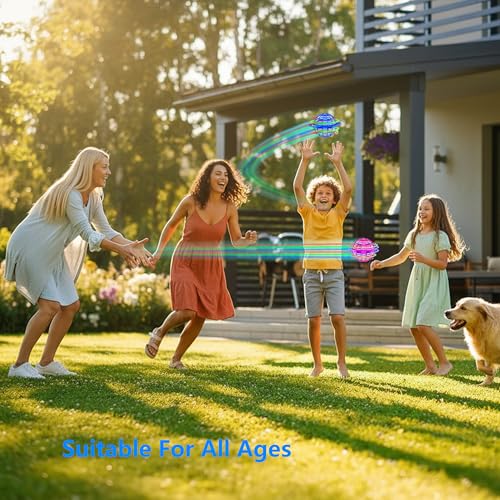 Flying Orb Ball Toys for Kids,2026 Upgraded Magic Flying Cosmic - color: Blue