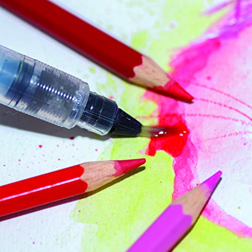 Pentel Arts Aquash Water Brush, Small Brush, Fine Point Tip, 1 Pack (FRHFBP) - style: Fine