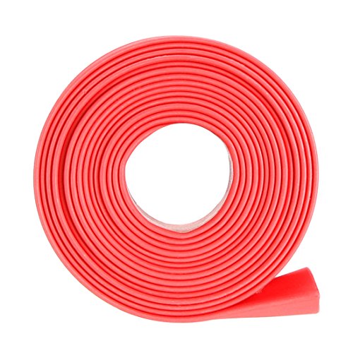 uxcell Heat Shrink Tubing 9mm Dia 14mm Flat Width 1m 2:1 Heat Shrink Tube Wire Wrap Red - color: Red, size: 9mmx14mmx1m