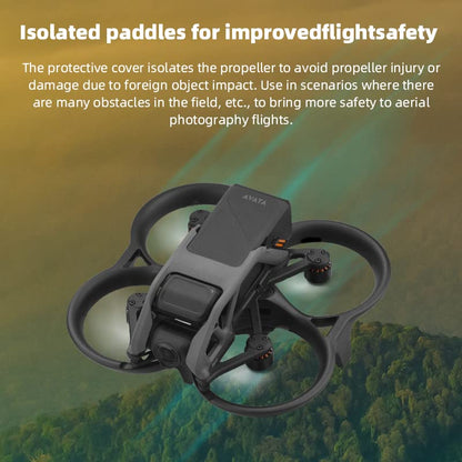 CAPART Body Frame Replacement for DJI Avata Drone, Propeller Guard Anti-Collision Protective Bar Ring Bumper 360° Safe Flying
