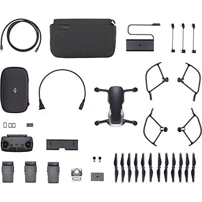 DJI Mavic Air Fly More Combo Onyx 4K Drone Electronics, Black (CP.PT.00000156.01) - color: Black