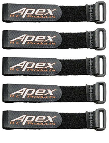 5 Pack 20mm x 200mm HD Non-Slip Battery Straps 3030A