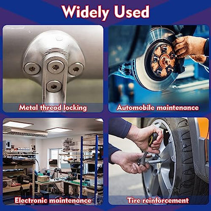 Thread Lock Medium Strength, Lock & Seal Nuts, Bolts, Fasteners and Metals, Blue Threadlocker Against Losening and Leakage (243-100 ml) - size: 100ml