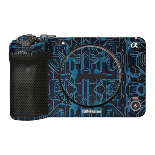 Premium Camera Premium Sticker Protective Film Anti-Scratch Skin for Sony FX3 ILME-FX3(Circuit Blue) - color: Circuit Blue