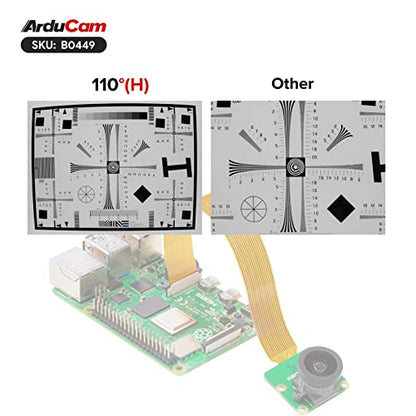 Arducam for Raspberry Pi Camera 16MP IMX519 Camera Module with 120°(D) Wide Angle M12 Lens for Raspberry Pi and OpenHD