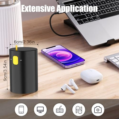 VICHYIE 20 in 1 Multifunctional Cleaner Kit for Electronic Devices (Black) - color: Black