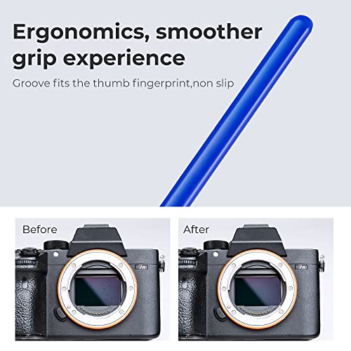 K&F Concept Camera Lens Cleaning Kit - 15ml Sensor Cleaner, Lens Pen Brush, Air Blower, Microfiber Cleaning Cloths & Full-Frame Sensors Cleaning Swabs for DSLR & Mirrorless Cameras