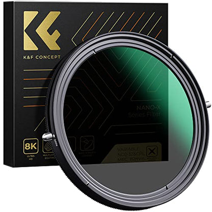 K&F CONCEPT 43mm Variable ND2-32 & Polarizing Effect 2-in-1 Lens Filter - size: 43mm