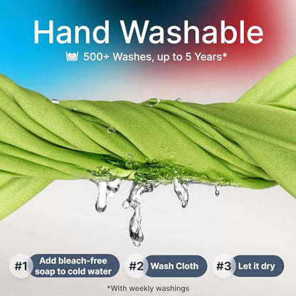 Koala Lens Cleaning Cloth | Japanese Microfiber | Black & Green (Pack of 2) - color: Black / Green, size: 2 Pack