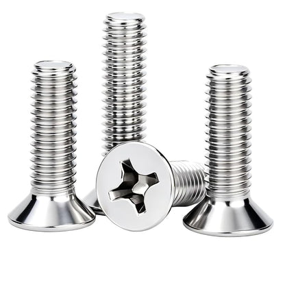 40Pcs M3-0.5x40mm Flat Head Phillips Machine Screw - size: M3-0.5x40mm(40Pcs)