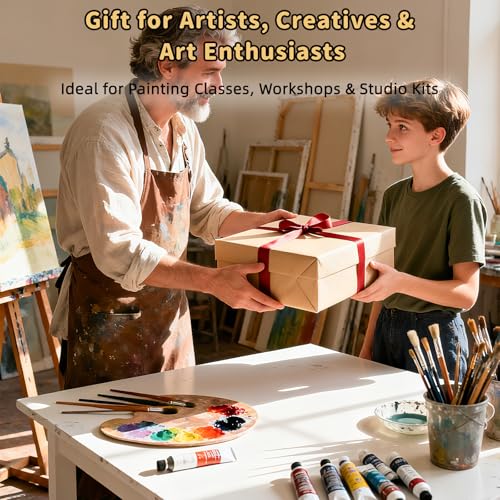 2-Pack 28x40 Large Stretched Canvas 380gsm Cotton for Oil & Acrylic - size: 2PK - 28"x40"