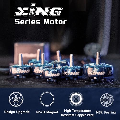 iFlight 4pcs XING2 2306 1755KV FPV Brushless Motor 6S for FPV Racing Drone Quadcopter