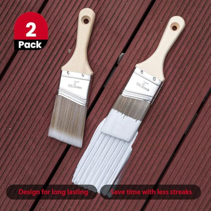 Mister Rui Paint Brushes Paint Cup with Hand Held Paint Bucket Liner & Lid - size: 1PCS, 2" Short, Red Paint Cup