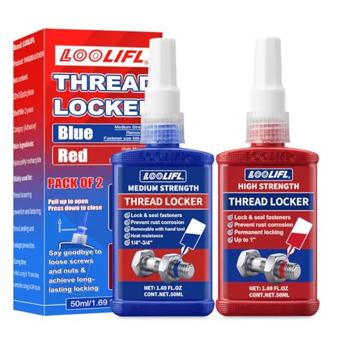Thread Lock,LOOLIFL Thread Locker,Lock Tight Threadlocker