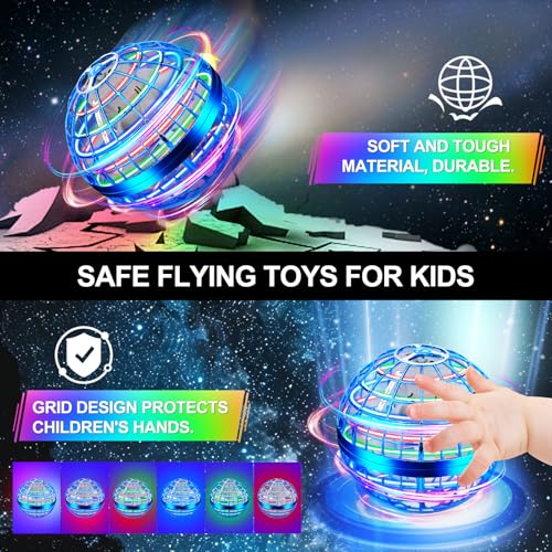 Vantexi Flying Orb Ball Toy,2026 Upgraded Parachute LED Light,Bright Blue - color: Bright Blue, size: 1 Pack