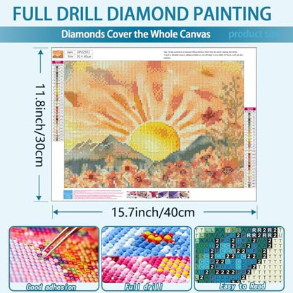 Sunrise Diamond Art Kits for Adult Diamond Painting Kit for Beginner - color: DP02592