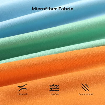 K&F CONCEPT Microfiber Lens Cleaning Cloth X6,Glasses Cleaning,High Density