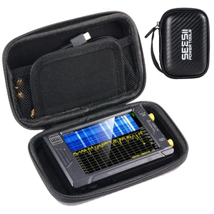 Seesii 4 Inch Protective Case for NanoVNA-H4 & TinySA Ultra - size: 4 inches