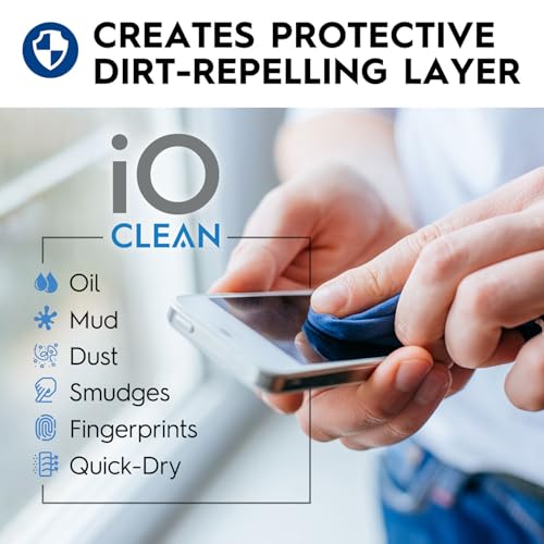 iO CLEAN 16oz Screen Cleaner Spray – Best Large Cleaning Kit - size: 16.9 Fl Oz (Pack of 1)