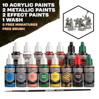 The Army Painter, GameMaster Adventure Starter Set, 15 x 18 ml - color: Adventure Starter Paint Set
