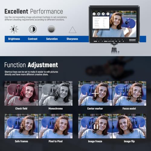 NEEWER F100 7" Upgraded Version Camera Field Monitor IPS 450nit 1080p HDMI