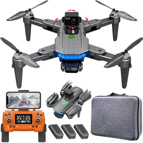 Lozenge Drones 360° Obstacle Avoidance GPS Drones with Camera for Adults 4K