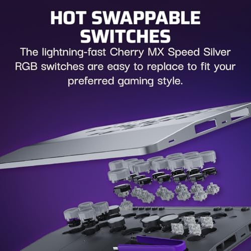 Turtle Beach Victrix Pro KO Leverless Esports All Button Fight Stick, Xbox - color: Gray