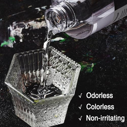 PHOENIX Oil Paint Thinner - 16.9 Fl Oz. / 500ml Bottle Oil Brush Cleaner - style: Paint Thinner 16.9 Fl Oz.