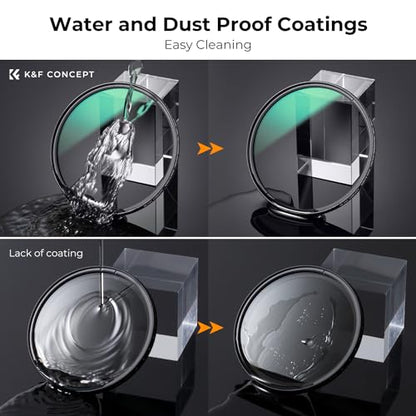 K&F CONCEPT 95mm Ultra-Low Reflectivity Circular Polarizer CPL Lens Filter - size: 95mm