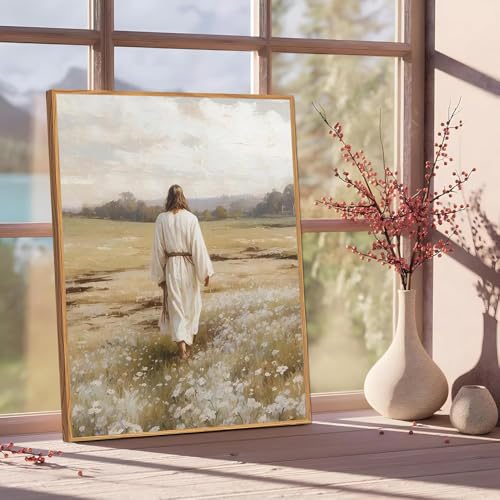 Jesus Paint by Numbers Kit for Adults Framed Canvas 12X16 in, Frameworkless - color: YH02827