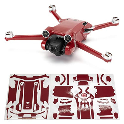 WRAPGRADE Skin Stickers Compatible with DJI Mini 3 Pro | Main Unit (Japan RED) - color: Japan Red