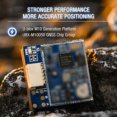 BZGNSS BZ-121 FPV GPS Module - Dual Protocol M10 Drone GPS for RC FPV Drone Racing Fixed-Wing Long-Range Flight Compatible with F405 F722 Flight Controller by Speedybee