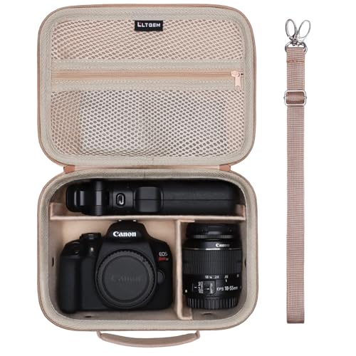 Small Camera Case Bag for Canon EOS Rebel T7/R50//R100 DSLR Camera Beige - color: Beige, size: Small