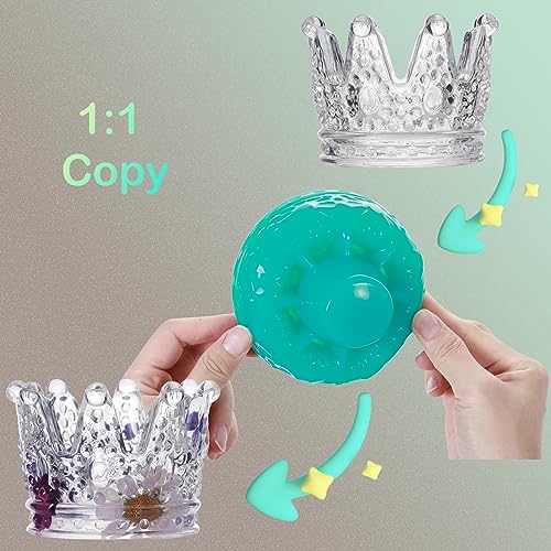 BBDINO Super Elastic Silicone Mold Making Kit 8A Clear 2.42lbs - color: 38.8 Oz Clear