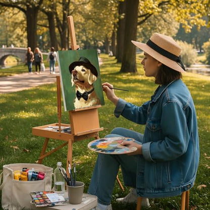 Cholemy 36 Pcs Paint and Sip Kit Gift for Adults 8''x10'',Animal - style: Animals