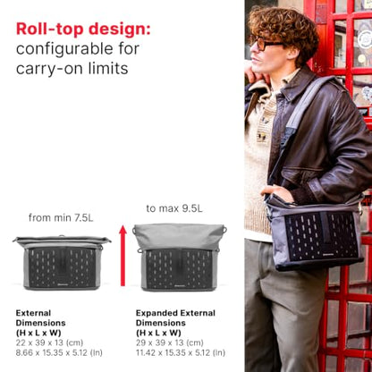 Manfrotto Uncover Camera Messenger/Sling Bag 7L, Expandable Roll-Top - size: Small Mess 7L