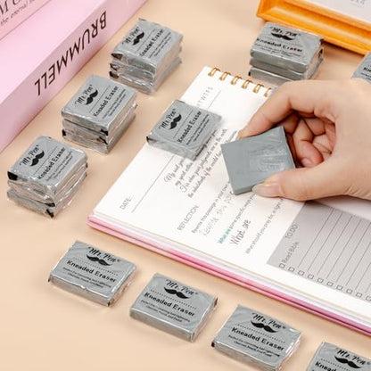 Mr. Pen- Kneaded Erasers, 1.37" x 1.7", 24 Pack, Gray - color: Gray, size: 24 Pack, 1.7" x 1.37"