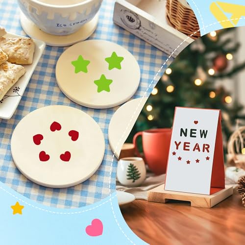 Letter Stencils 80Pcs 1&2Inch Large Alphabet Number Reusable Stencils - size: 1Inch+2Inch