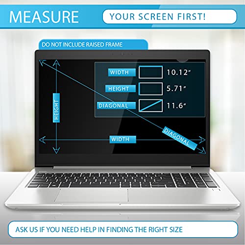 Anti-Glare and Anti Finger Print Screen Protector (3 Pack) for 11.6 Inches Laptop - color: 11.6" Screen Protector