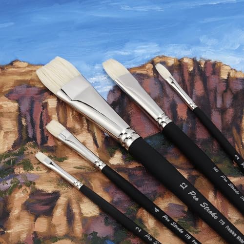 Creative Mark Pro Stroke Chungking Paint Brush - Bright Set of 5 - style: Brights