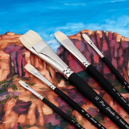 Creative Mark Pro Stroke Chungking Paint Brush - Bright Set of 5 - style: Brights