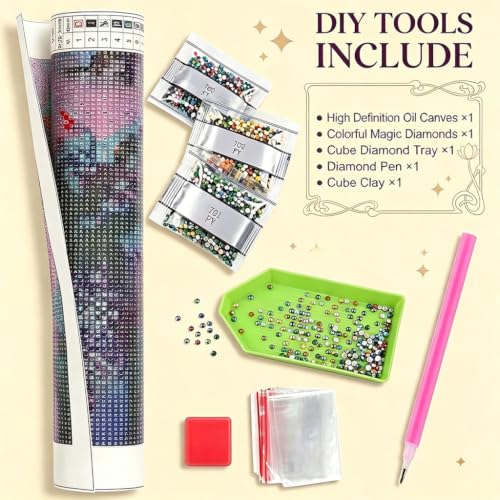 YarnWhimsy Jesus Diamond Art Kits for Adults 12x16 Inches - color: G9596-US