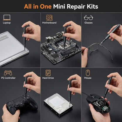 25-in-1 Precision Screwdriver Set, Magnetic Mini S2 Steel Repair Kit