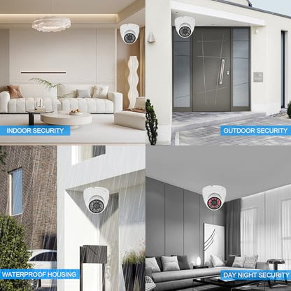 1080P Analog Camera, Dome Camera 4-in-1 (TVI/AHD/CVI/960H Analog) - style: Dome