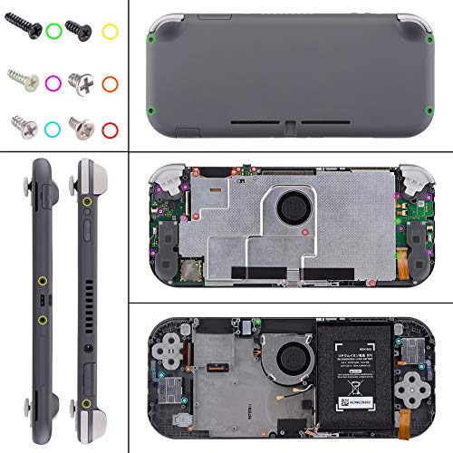 eXtremeRate SFC SNES Classic EU Style DIY Replacement Shell for Nintendo Switch Lite, NSL Handheld Controller Housing with Screen Protector, Custom Case Cover for Nintendo Switch Lite - color: Classic SFC SNES EU