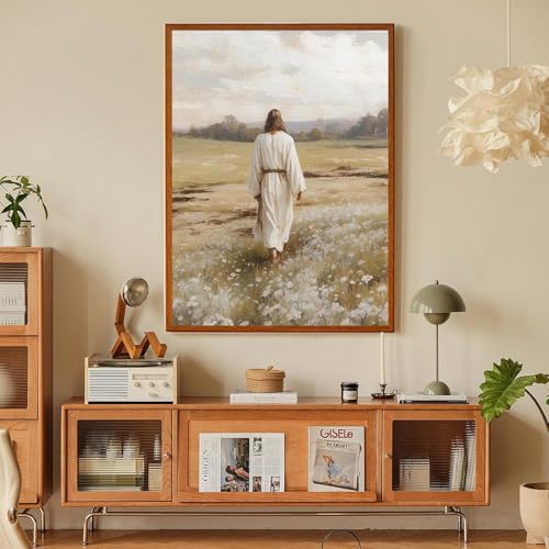 Jesus Paint by Numbers Kit for Adults Framed Canvas 12X16 in, Frameworkless - color: YH02827